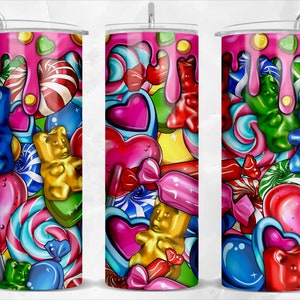 Candy bar 20 oz skinny tumbler png sublimation design download, tumbler wrap png, 20 oz tumbler designs, tumbler png download