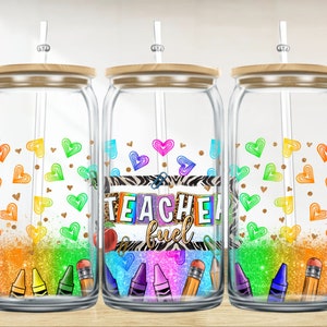 Teacher fuel 16 oz libbey glass wrap png, libbey wrap png, Teacher libbey glass png, libbey cup sublimation png design downloads