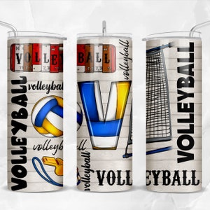 Volleyball 20 oz skinny tumbler png, Volleyball tumbler wrap png, sport 20 oz tumbler designs, tumbler png download