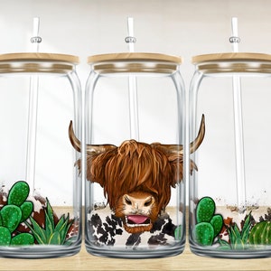 Heifer cow 16 oz libbey glass wrap png, libbey wrap png, libbey glass png, western libbey cup sublimation png design downloads