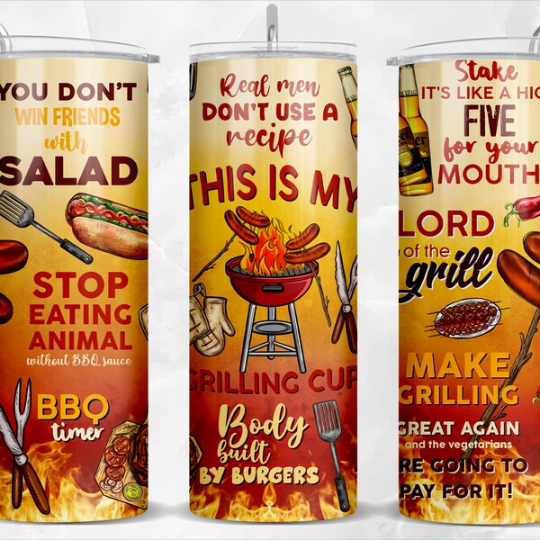 This is my grilling cup 20 oz skinny tumbler png sublimation design download, tumbler wrap png, 20 oz tumbler designs, png download