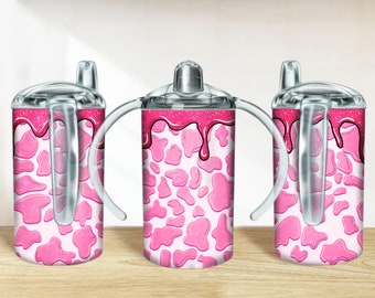 Kuh print und glitter 12 oz Schnabeltasse png, Schnabeltasse Western Designs, Schnabeltasse Verpackung png, Schnabel Tasse Sublimation png, Downloads