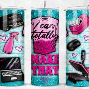 Ich kann das 20 Unzen Skinny Tumbler Png Sublimationsdesign Download, Tumble Wrap Png, 20 oz Tumbler Designs, Tumbler Png Download total machen