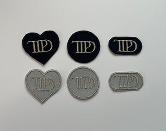 Taylor Swift "The Tortured Poets Department Album" TTPD Embroidered Iron-on/sew-on Patches