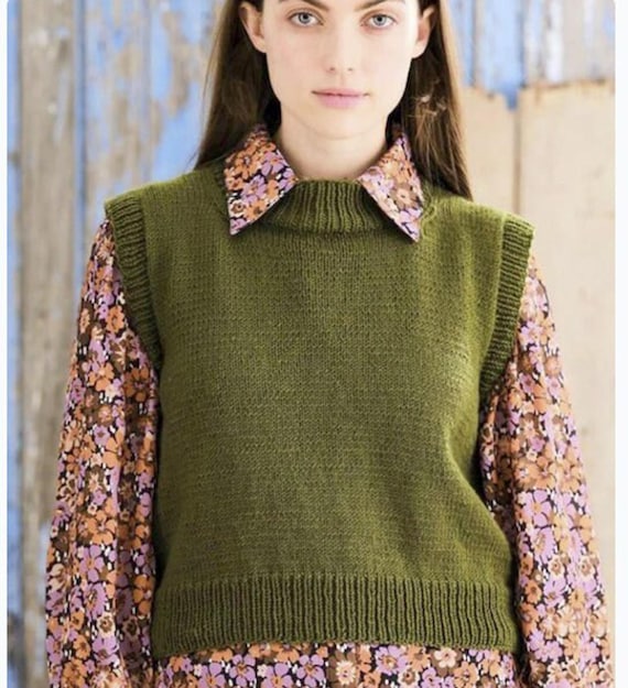 Light green sweater vest new arrivals