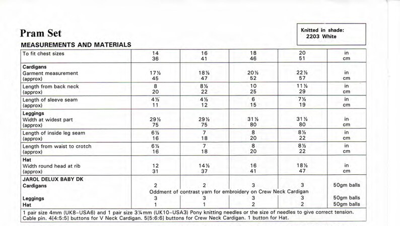 Baby Pram Set, Cardigans Round & V Neck Plus Legging and Hat Dk 8 Ply ...