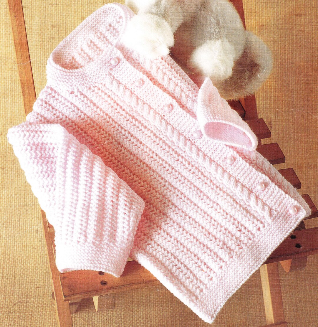 Baby Girl Polka Dot Pattern Single Breasted Design Knitted Lovely Cardigan