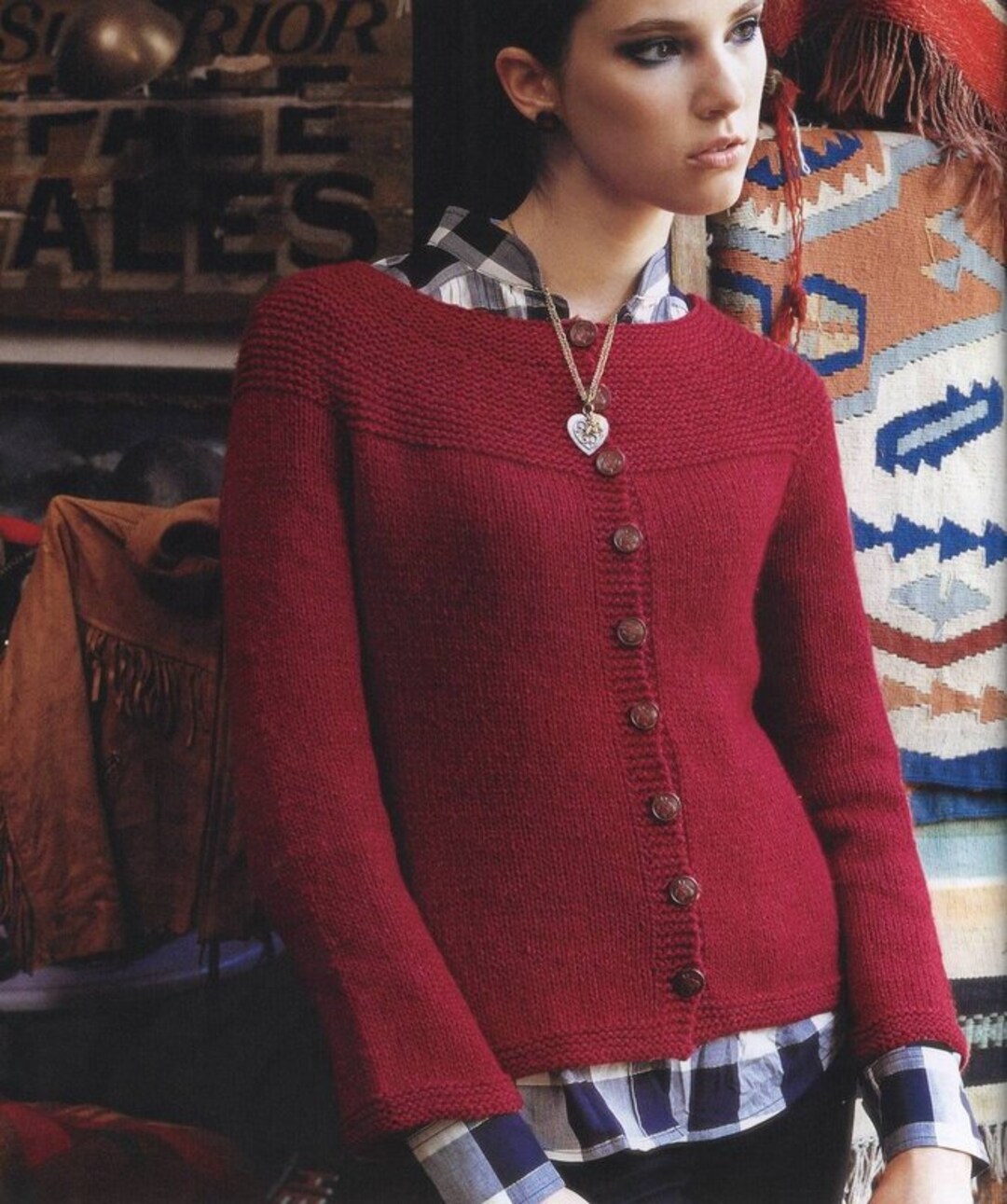 トップス yoke Pleated Knit Cardigan Ravelry: Easy Eyelet Yoke Cardigan pattern by Knitatude
