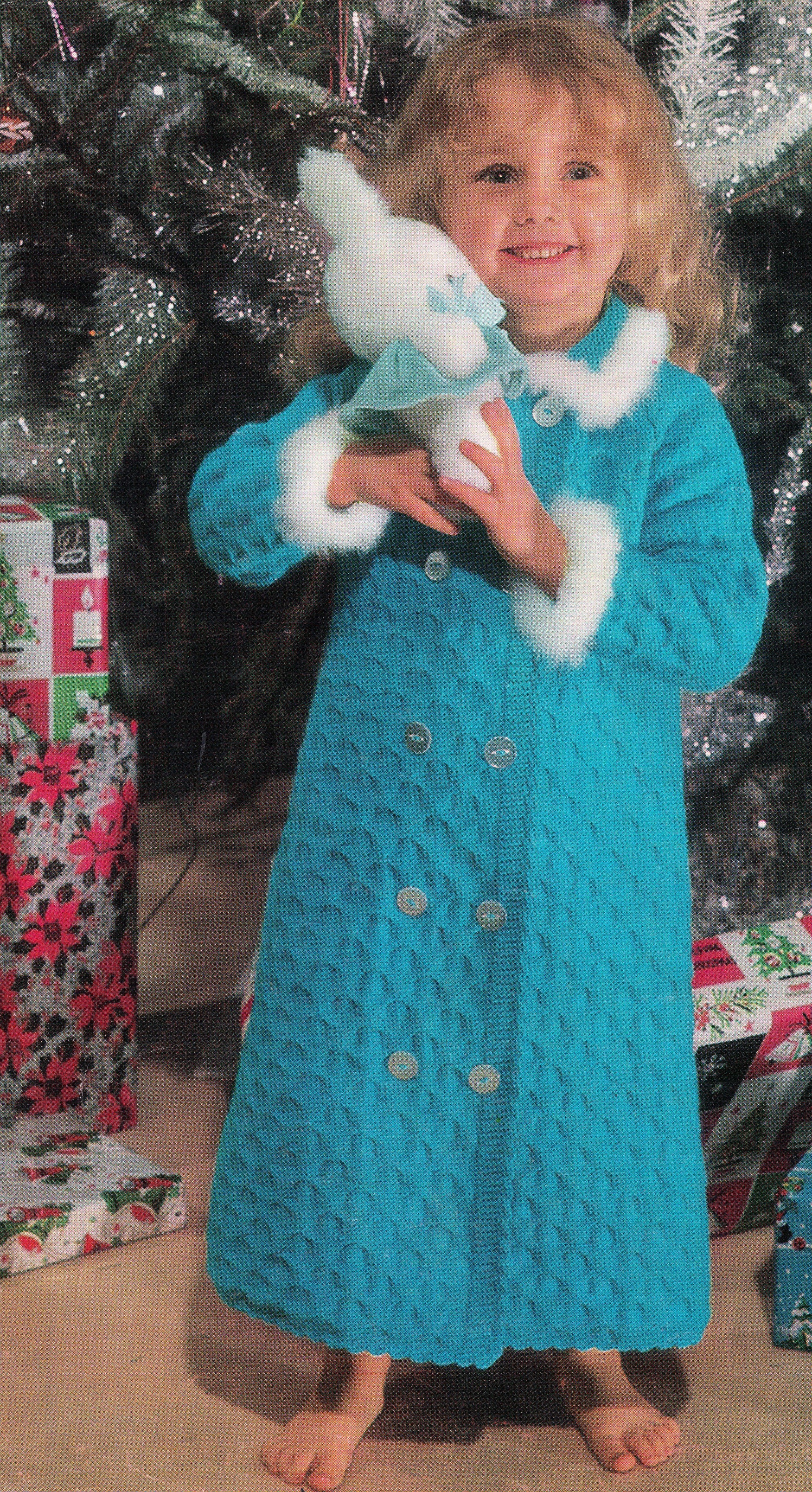knitted dressing gown pattern My First Dressing Gown