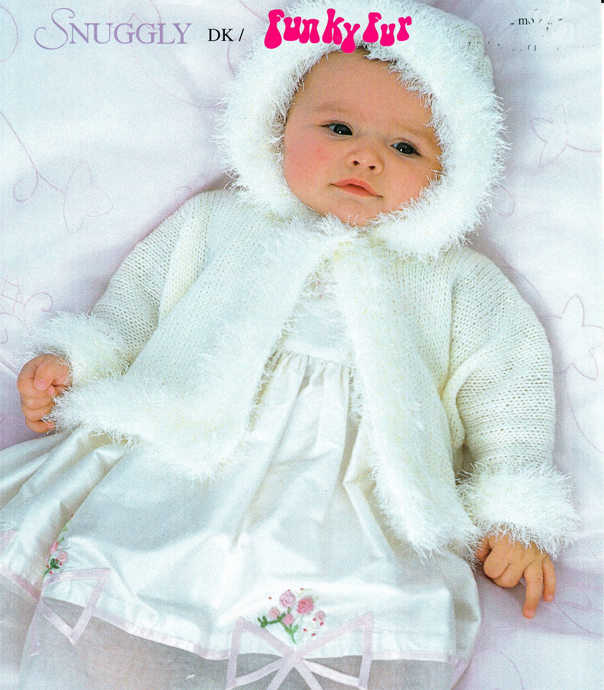 Hooded Cardigan for Babies, Faux Fur Lining - light pink, Baby