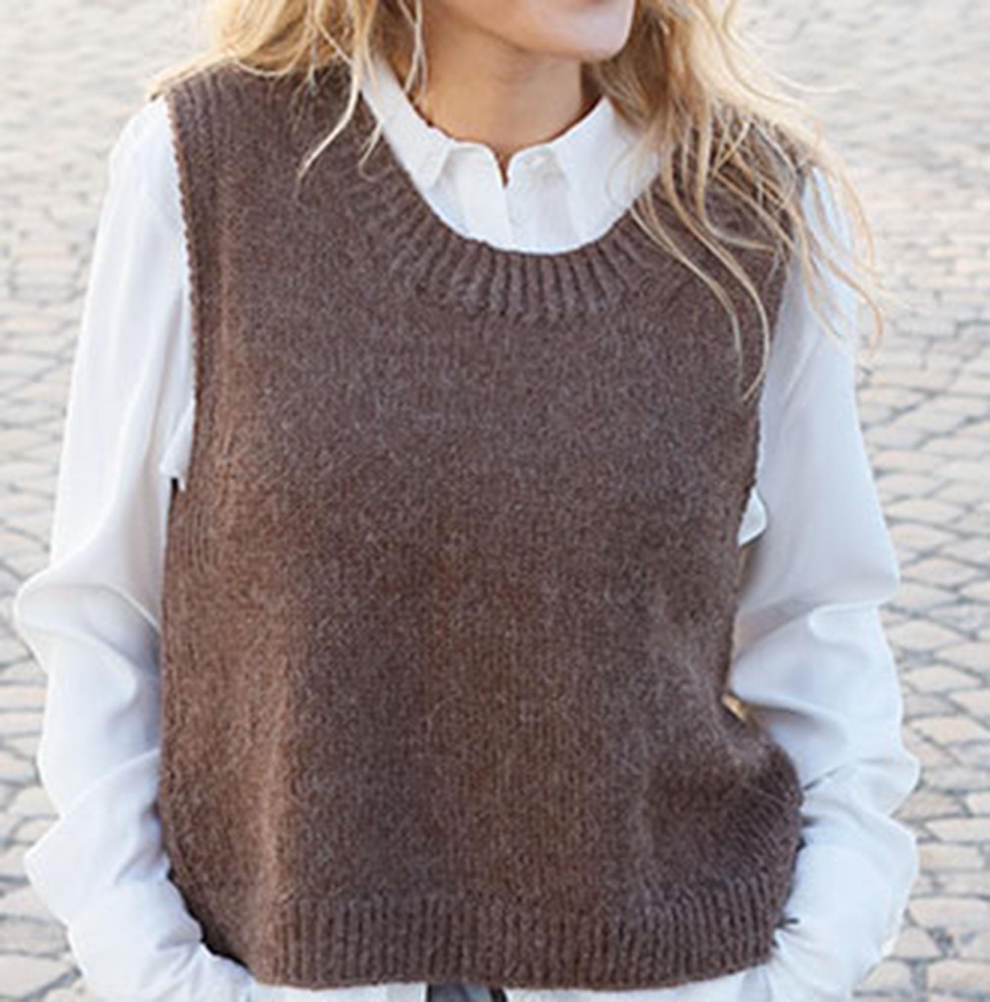 Vintage Knit Vest - Etsy