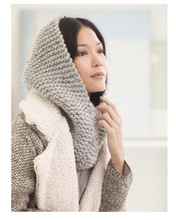 Easy Garter Stitch Cowl, Snood, Scarf, Neck Warmer, Womens Quick