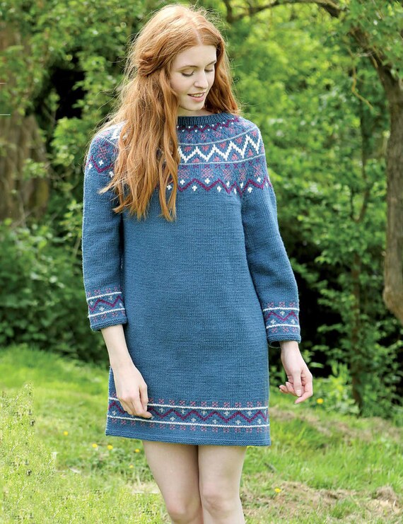 fair isle christmas sweater dress Brave Soul fairisle christmas sweater dress with tie