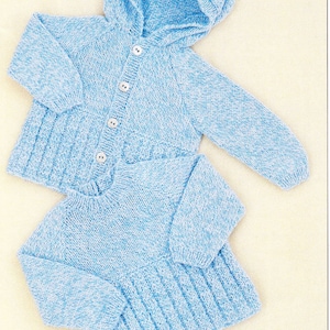 Child's Easy textured Cardigan-Jumper& Hooded Jacket Boy-Girl- Knitting Pattern -DK-8ply(Light Worsted weight) Instant Download-16-26" chest