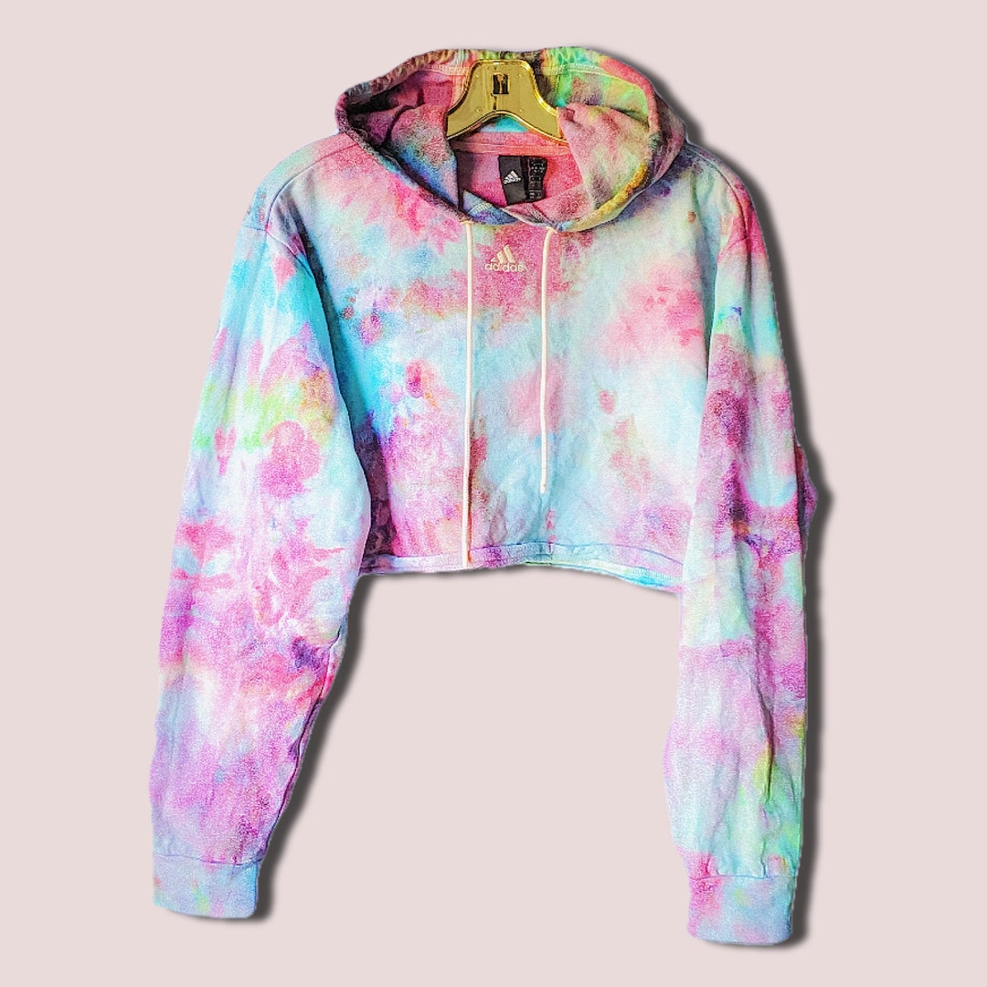 Custom Tiedye Adidas Hoodie Pastels Etsy