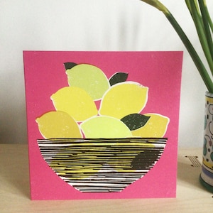 Citrons - carte de voeux vierge