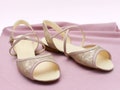 Rose and Ricky dance shoes "marbled gold"