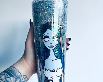 A Corpse Of A Bride Snowglobe Tumbler