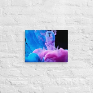 Artistic smoke on canvas