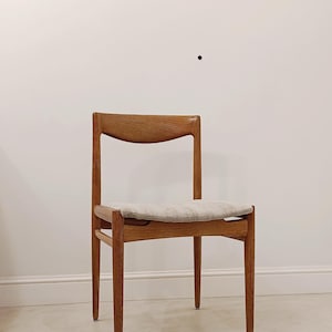 Vintage Mid-Century Eiche Esszimmerstühle von Lübke, Interlübke, 4er Set, 1960er Jahre