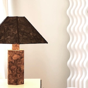 Midcentury Tablelamp Desklamp Cork 1960er Jahren. Ingo Maurer style