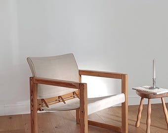 ヴィンテージ IKEA Herman チェア 2脚、2000 年代製、明るい黄色の
