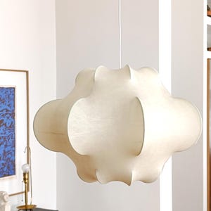ON HOLD Vintage Cocoon Lampe Italienischer Viscotea Achille Pier Giacamo Castiglioni Flos Design 1960er