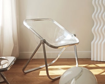 Folding 'PLONA CHAIR' by Giancarlo Piretti for Castelli 1970 Italy Space Age