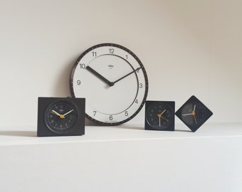 Vintage Quartz BRAUN AG Clock / Type 4750 /BNC002 /474AB1 /4861  Morning/Wall Clock / Lubs Bauhaus Dieter Rams Modernist 80s 90s Postmodern