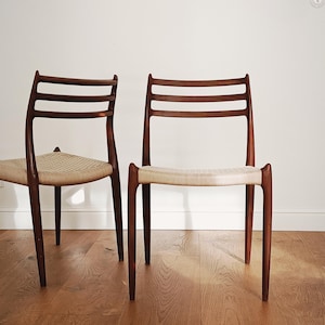 Niels Otto Møller Teak Chair, Model 78, Danish Mid-century Modern