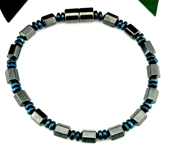 Hematite ankle bracelet hot sale
