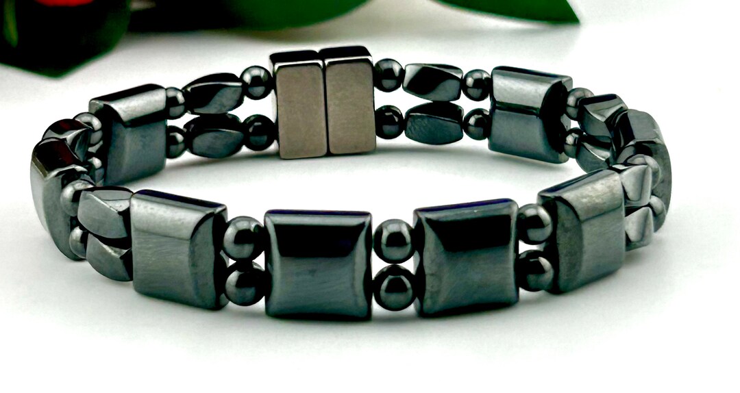 Therapy Bracelet, Unisex Hematite Therapy Bracelet