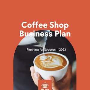 ¿Listo para iniciar su propia cafetería? Déjame compartir contigo mi plan de negocios / Libro de trabajo de puesta en marcha / Canva / Imprimible / Plan EDITABLE