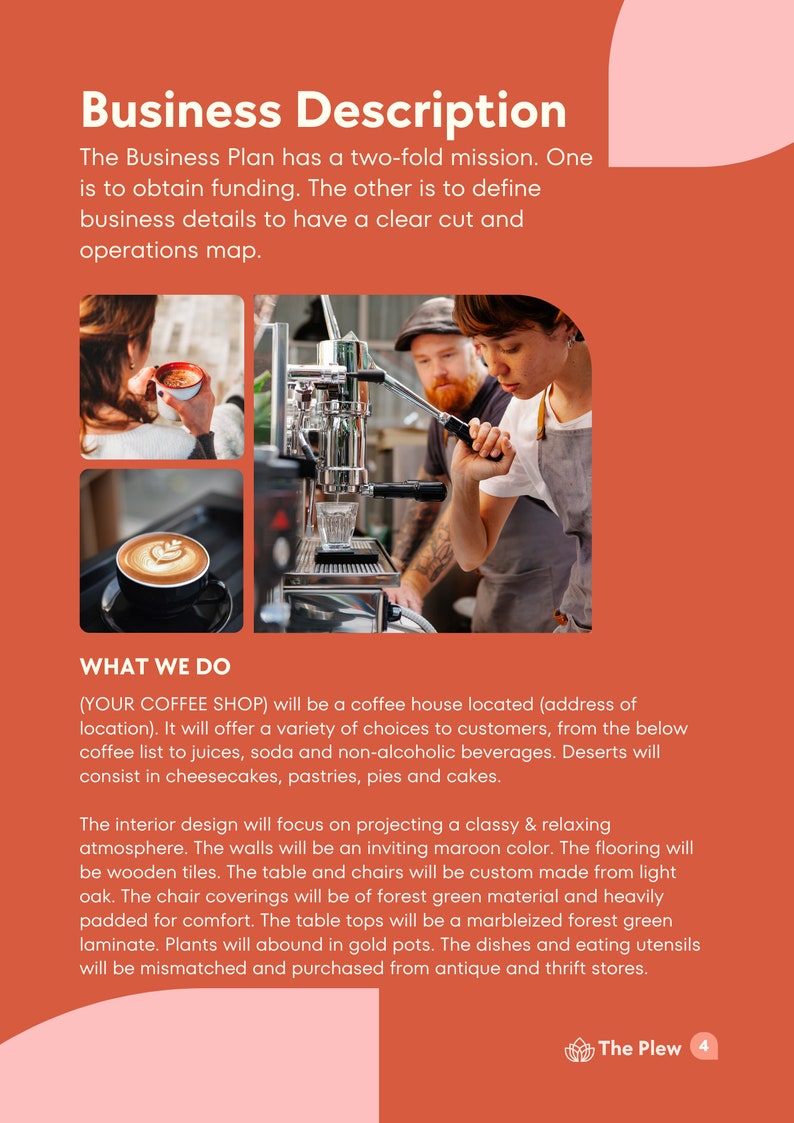 Ready to Start Your Own Coffee Shop Let Me Share My Business Plan With You Start up Workbook