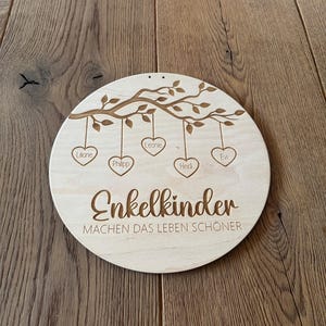 Personalized sign for grandparents | Gift for grandma and grandpa | Grandchildren sign