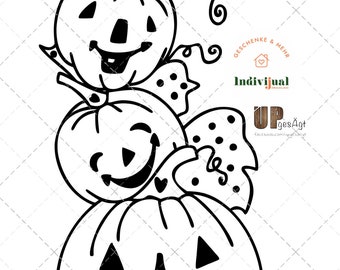 Autumn decoration pumpkin stack pumpkin tower laser file plotter file autumn wreath autumn svg png pumpkins autumn decoration decoration