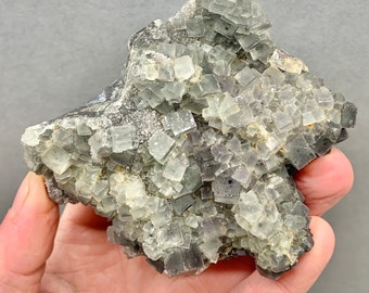 FLUORITE, QUARTZ- Mineral Specimen, Crystal- Chenzou, Hunan, China.