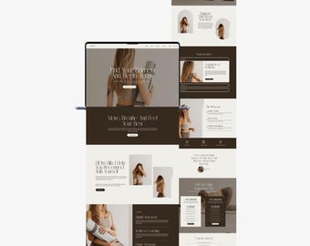 Elementor Pro WordPress Website-Business WordPress Theme- Modern Minimal Website for Wellness and Holistic Coaches-Blog Template
