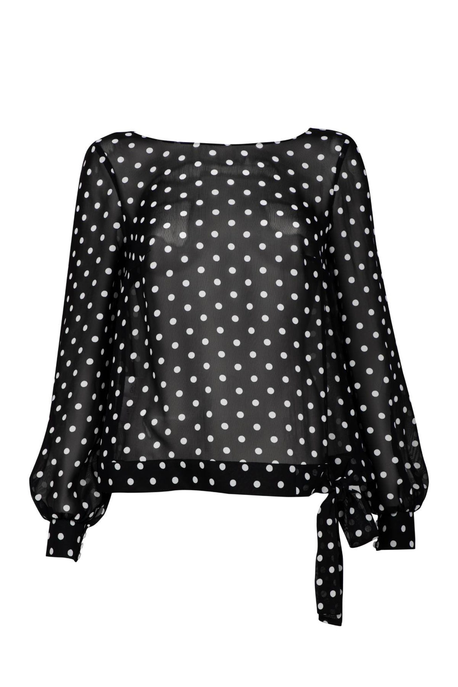 Blue Velvet Boat Neck Plain Blouse