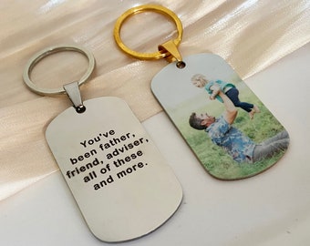 Portachiavi personalizzato con foto, Portachiavi personalizzato, Portachiavi sicuro, Portachiavi con foto, Portachiavi regalo con messaggio, Regalo per lui