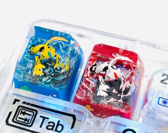 Zeraora Custom 1U Keycaps Pokemon Keycap Lindo FILCO Artisan Anime Cherry MX Keycaps