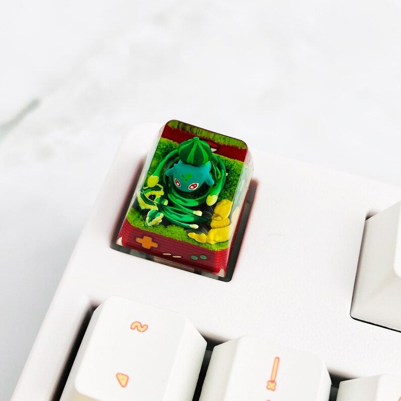 Eevee Pokemon Custom 1U Keycaps Pokemon Keycap Psyduck Etsy