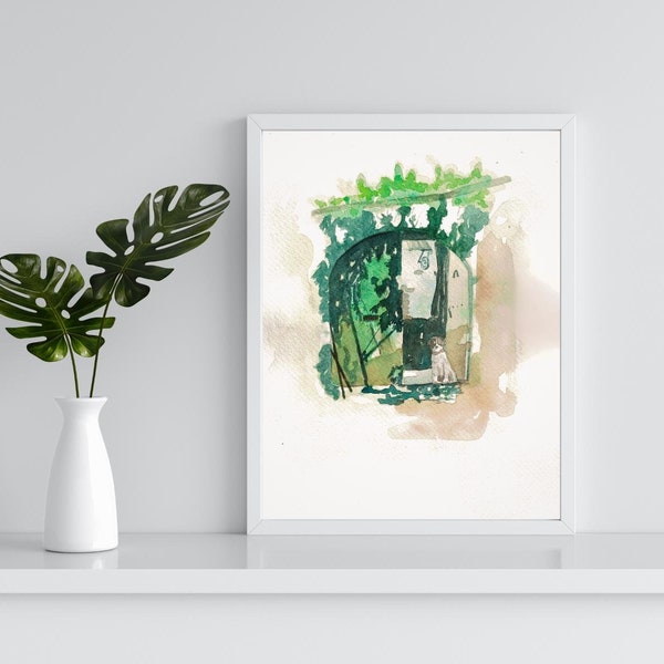 Watercolor Digital Print | Handpainted Printable Wall Art ~ Digital Painting ~ Home Style Decor ~ Home Design