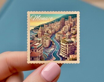 Sticker Vintage Marlboro Monaco 1993 - Autocollant Tuning Auto D'origine - Italie