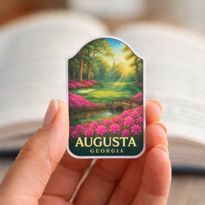 Augusta Georgia Golf Course Sticker: Azalea Southern Travel Decal