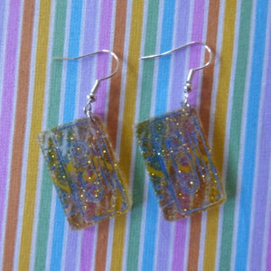 cassette tape earrings