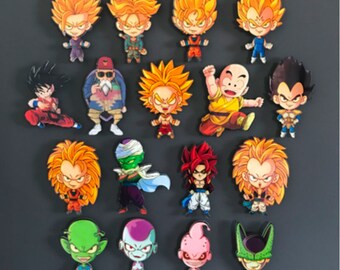 Dragon Ball Japanese Animation Fridge Magnets Refrigerator Magnets Fridge Decor Kitchen Magnets Animation Fun Whiteboard Magnets A Set of 17