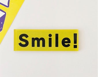 Smile Happy Fridge Magnets Refrigerator Magnets Home and Living Fridge Decor Whiteboard/Kitchen Magnets Best Gift