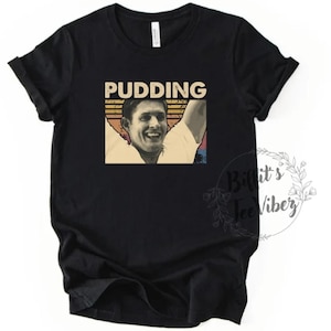 Supernatural-inspired, pudding, retro look, dean, spngift, fan gift, bella canvas short sleeve unisex tee