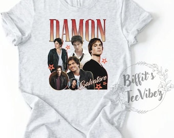 Vampire Diaries-Inspired-Damon-Salvatore-Hello Brother- Bella Canvas Short Sleeve Unisex Tee